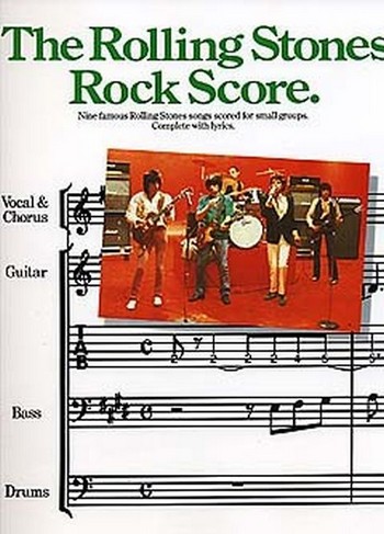 The Rolling Stones: Rock score, songbook - ROLLING STONES THE