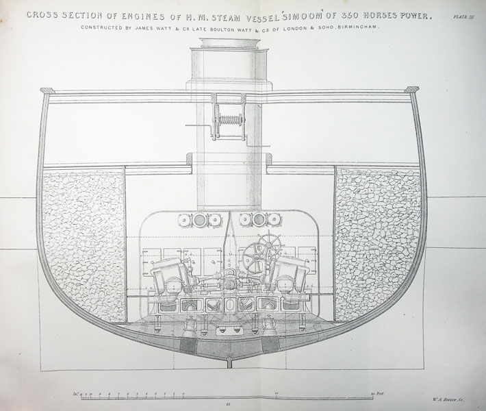 Tredgold on the Steam Engine. Marine Engines and Boilers: Exemplified in Numerous Examples of British and American Steam Vessels. With Descriptive Text by Eminent Engineers by TREDGOLD, Thomas; [W. S. WOOLHOUSE]; [James