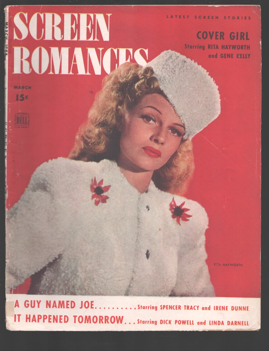 Screen Romances 3 1944 Rita Hayworth Cover Pulp Style Movie Stories With Film Photos John Wayne