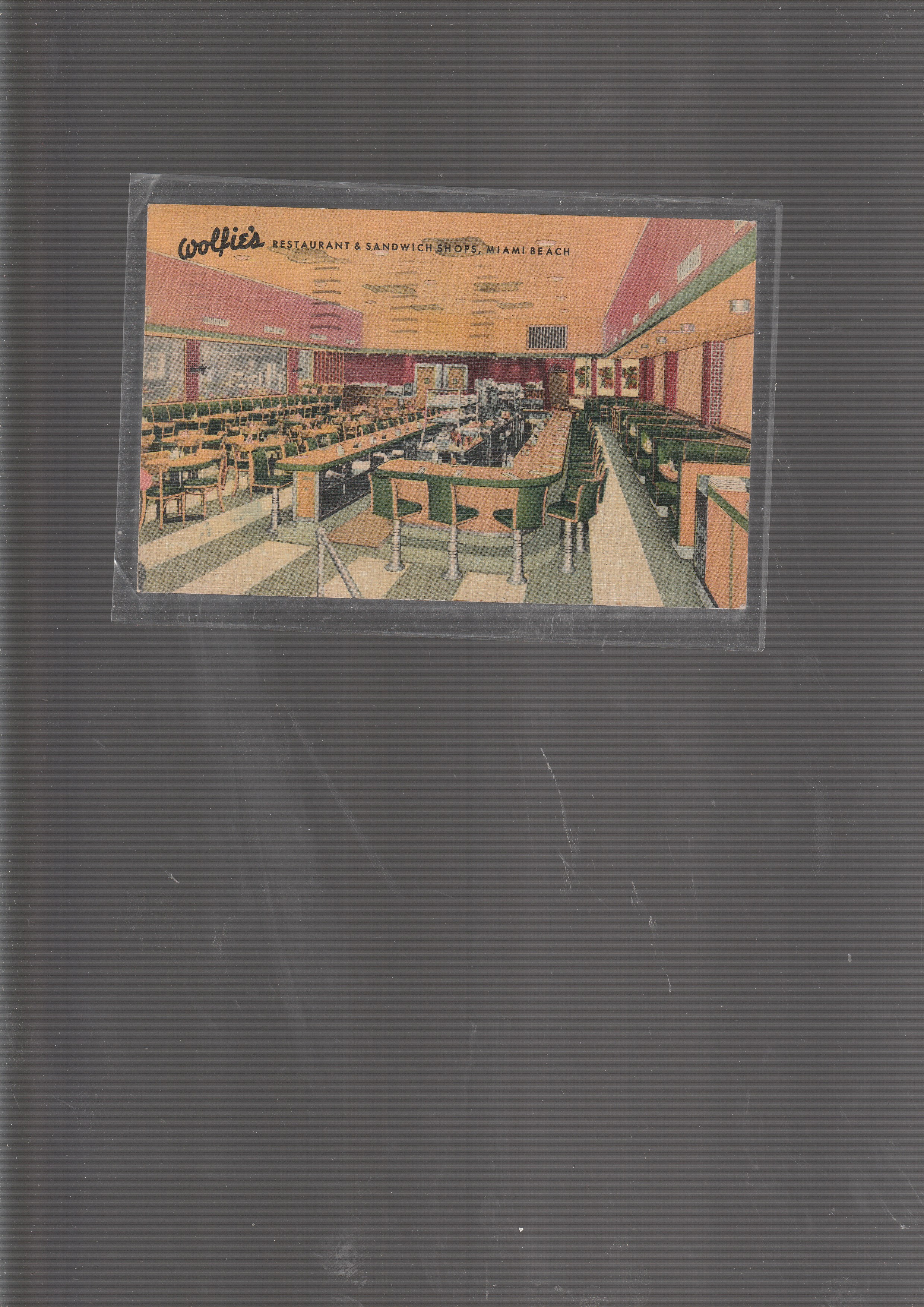 Wolfie's Restaurant and Sandwiich Shops, Miami Beach [Postcard post card carte postale] [Very Good] [Hardcover]