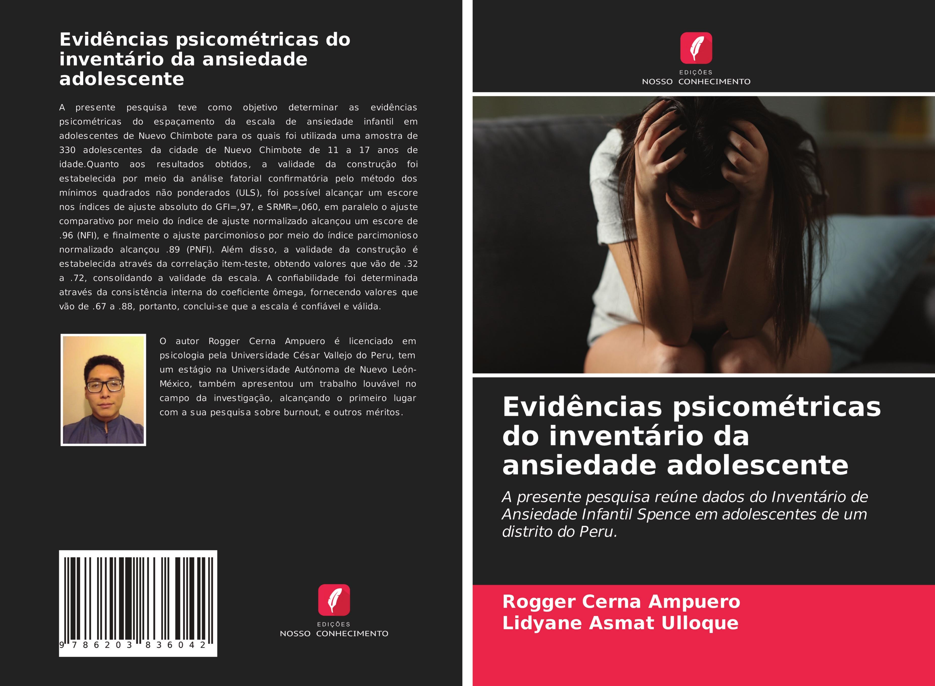 Evidências psicométricas do inventário da ansiedade adolescente - Cerna Ampuero, Rogger|Asmat Ulloque, Lidyane
