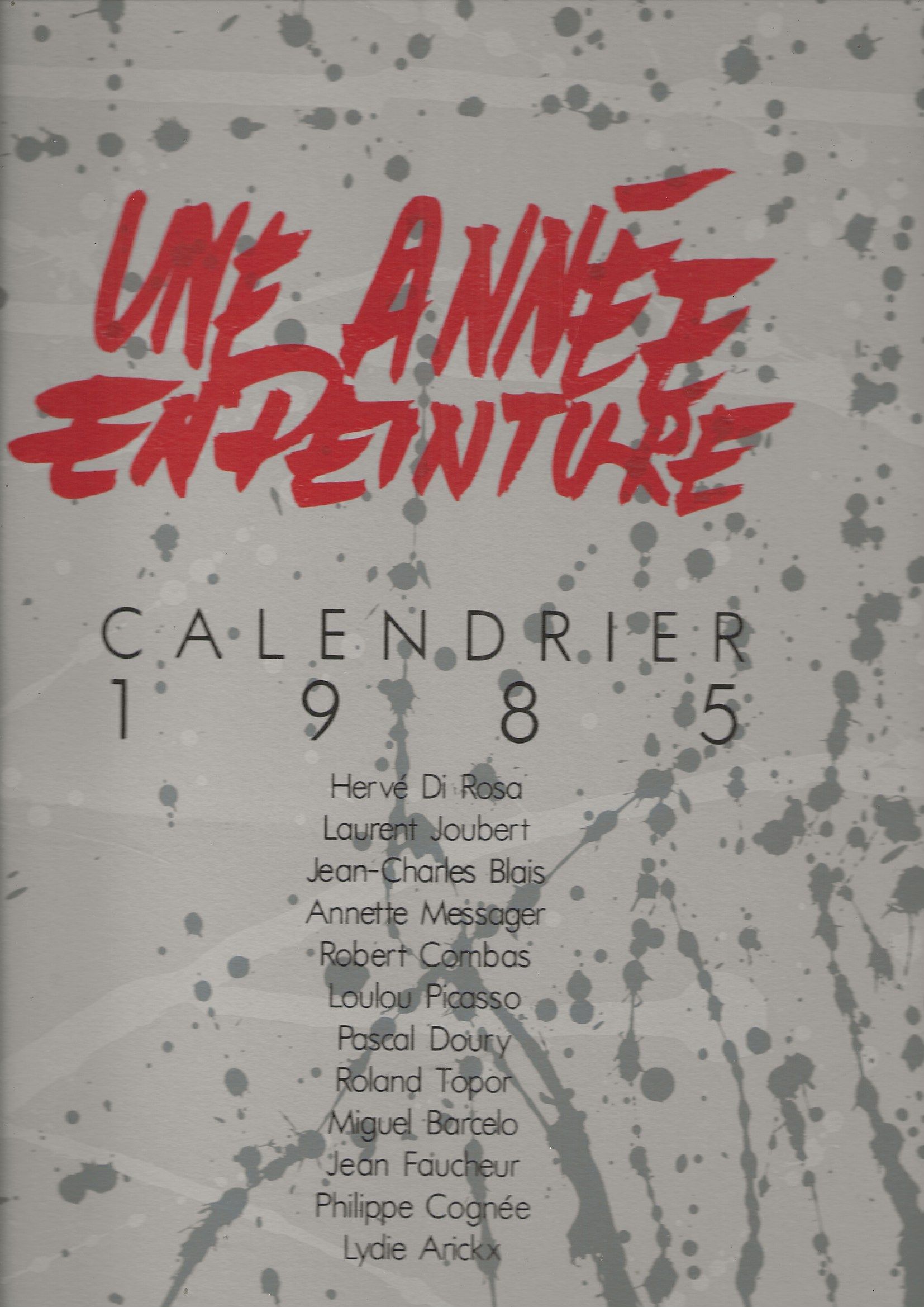 Calendrier Année 1985 