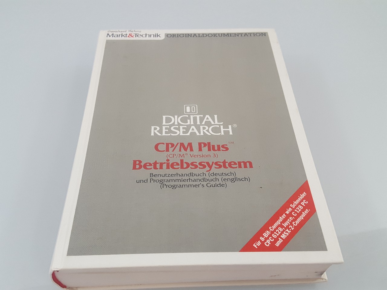CP-M-Plus-CP-M-Version-Drei-Betriebssystem] CP-M-Plus-(CP-M-Version-3)-Betriebssystem : Benutzerhandbuch (dt.) u. Programmierhandbuch (engl.) / Digital Research / Originaldokumentation