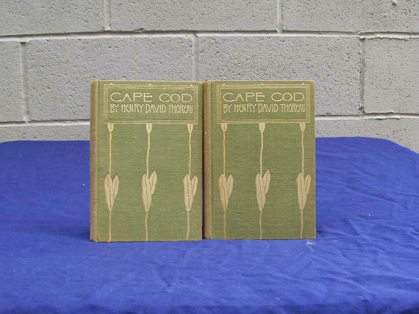 Cape Cod Books Cape Cod. Vols 1 & 2. Thoreau, Henry David. Literature | Barnebys