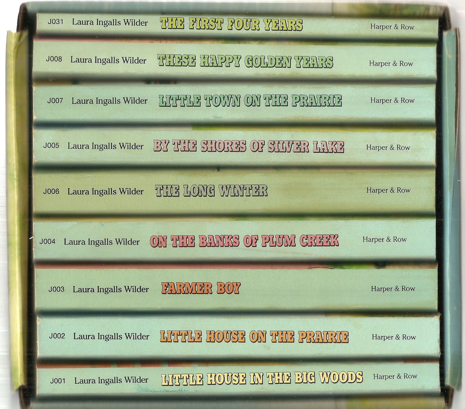 The Little House Books - 9 Volumes Set (In Slip Case) Laura Ingalls Wilder [Very Good] [Softcover]