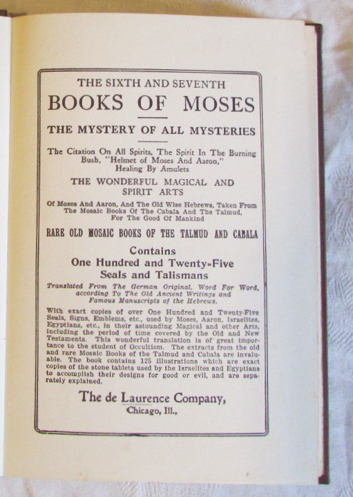 The Sixth And Seventh Books Of Moses Pdf The Sixth and Seventh Books of Moses or Moses, Magic, Spirits, Art