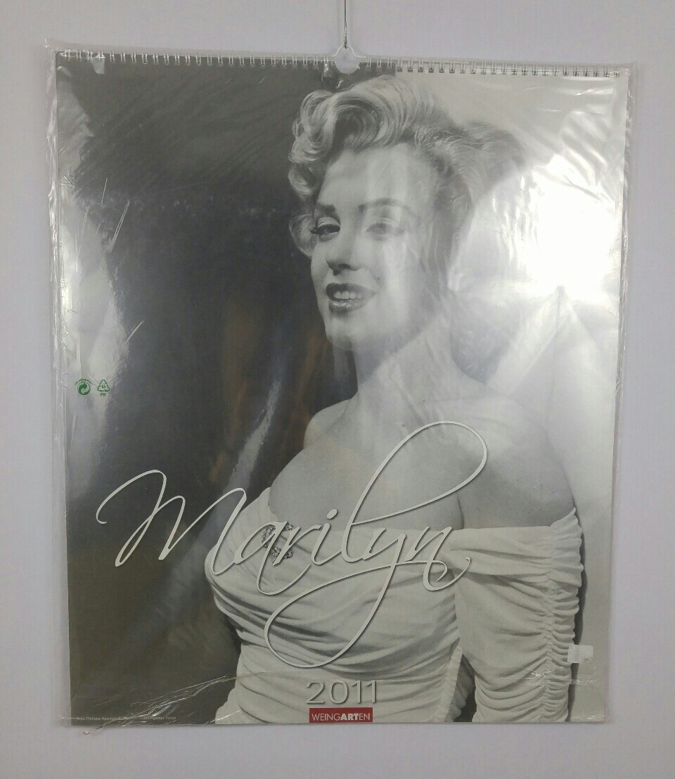 Marilyn - 12 schwarz/ weiß Fotografien von Ed Feingersh, Alfred Eisenstaedt, Ernst Haas u. A. Weingarten . Kalender besonderer Art - o. A.