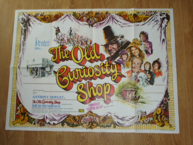 UK Quad Poster THe Old Curiosity Shop Starring Anthony Newley 1995 Tuchner, Michael [Good]