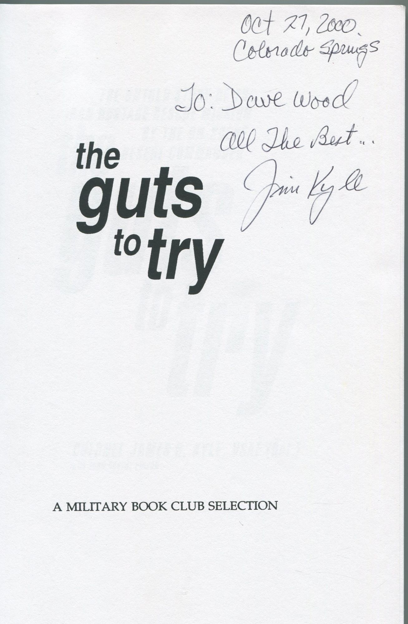 The Guts To Try: 20th Anniversary Edition; The Untold Story Of The Iran
