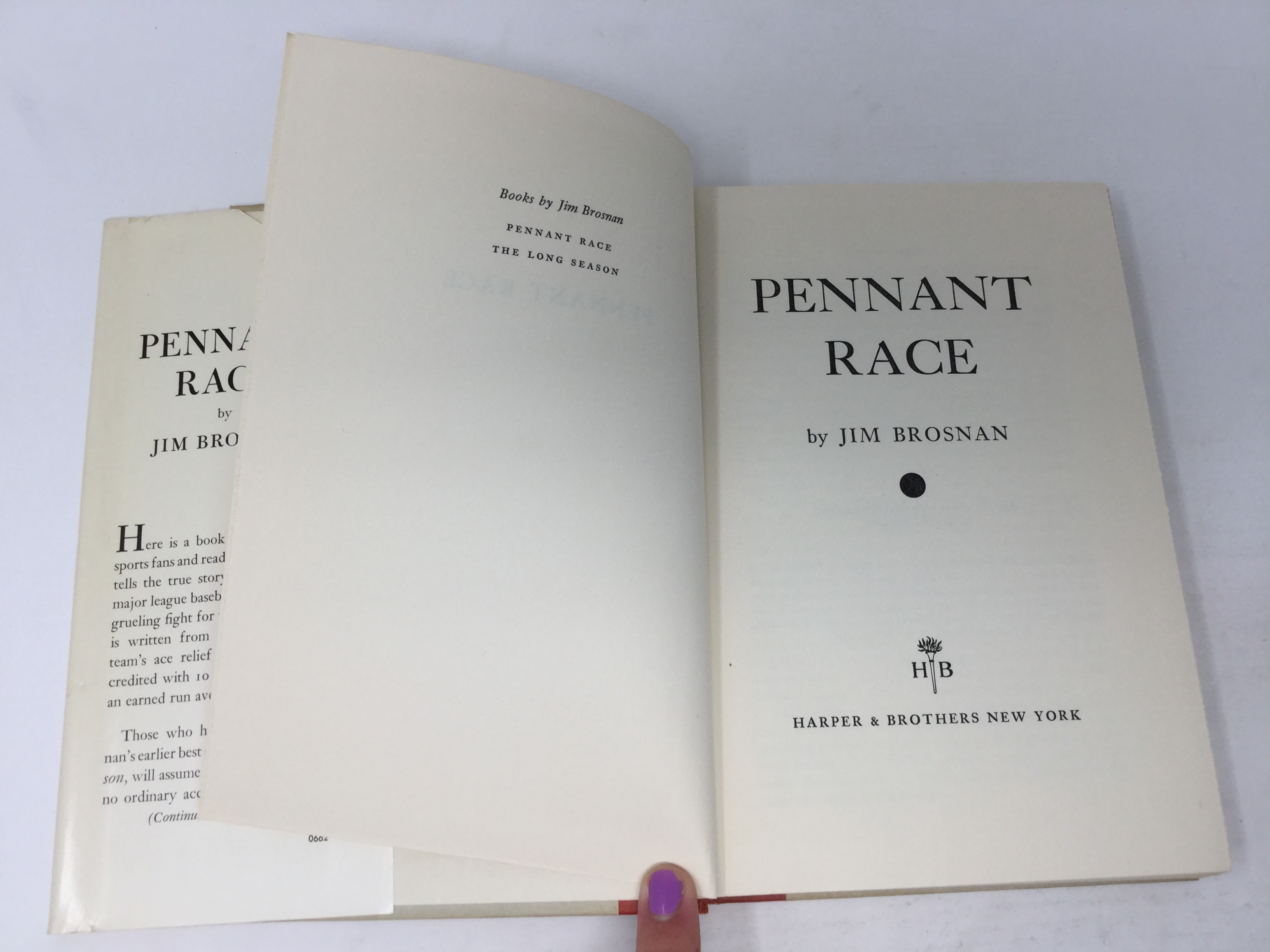 Pennant Race by Jim Brosnan Fine Hardcover (1962) 1st Edition