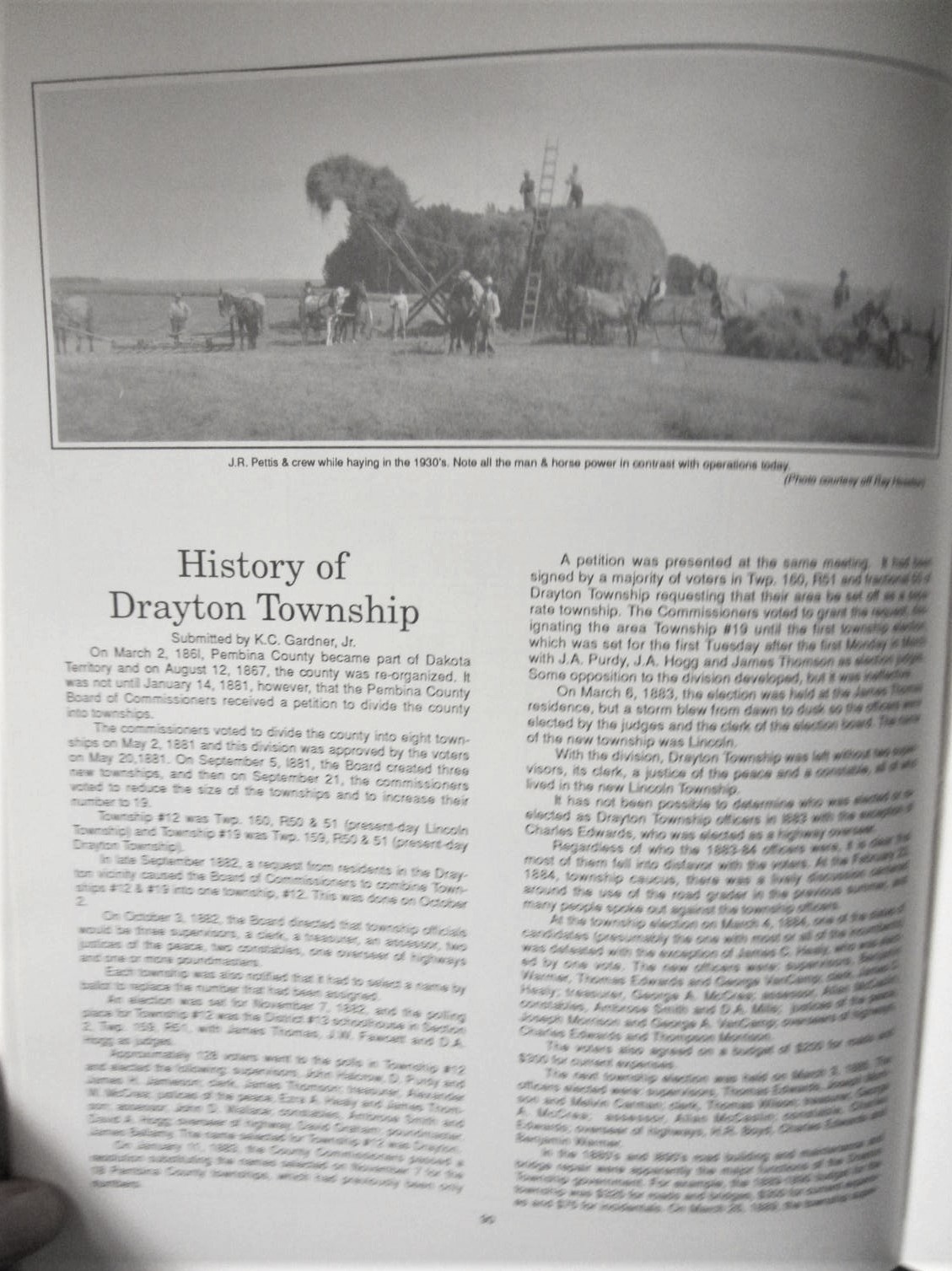 Heritage '89 Pembina County, North Dakota, "Then and Now" [North