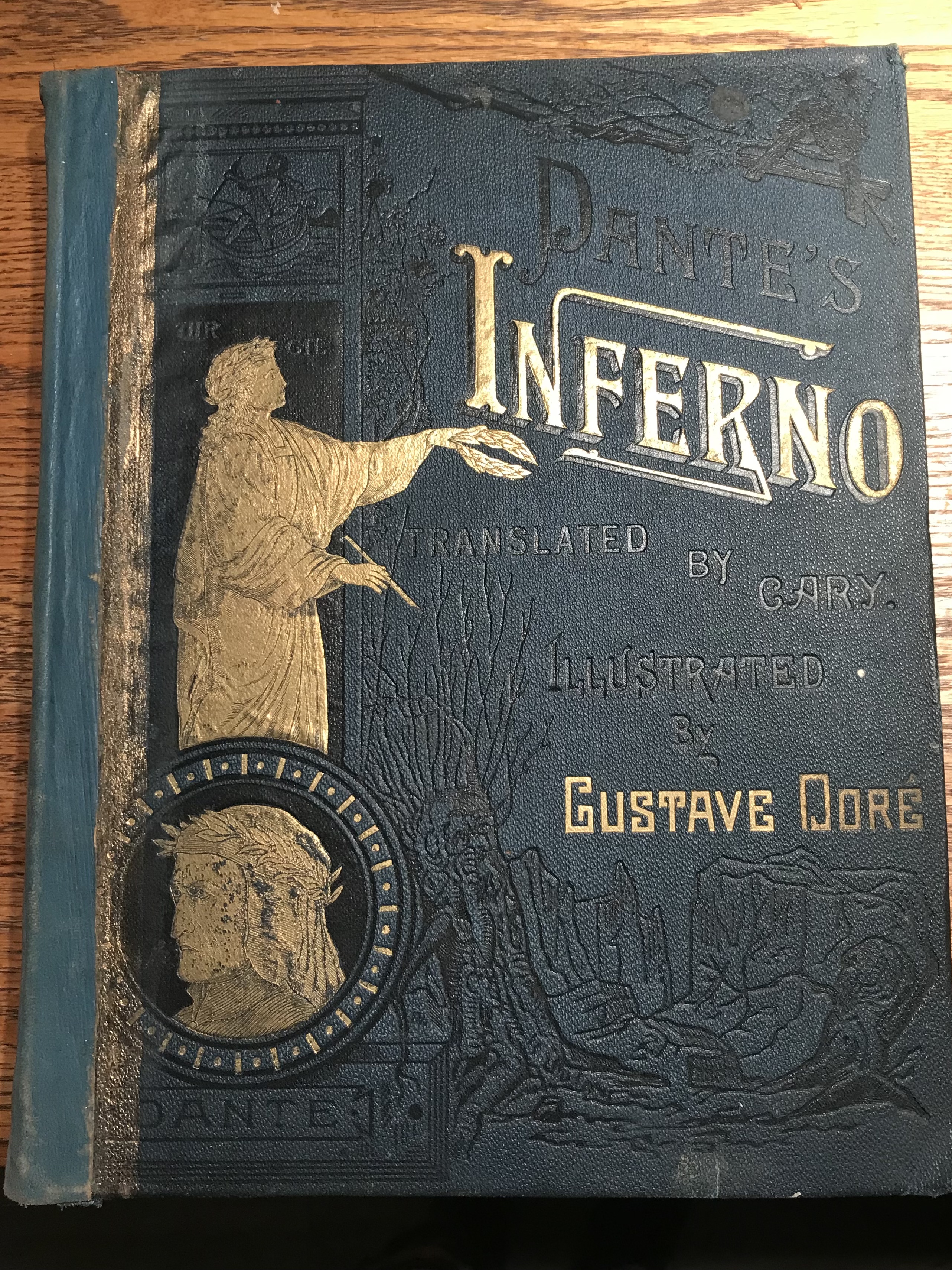 Inferno by Dante Alighieri, Hand-Lettered & Illuminated by (Paper