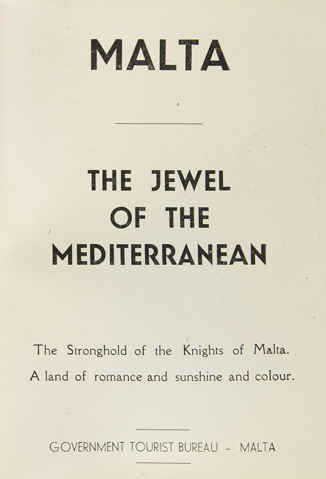 Malta. The Jewel of the Mediterranean. The stronghold of the knights of 