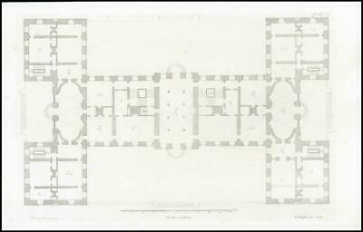 1729 Large Engraving THE DESIGNS OF INIGO JONES Architecture Plate 22 (IJ60) [ ]