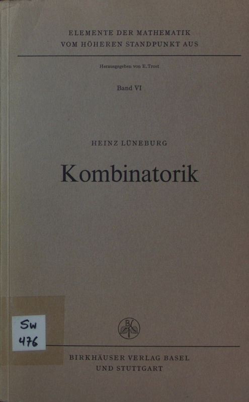 Kombinatorik. - Lüneburg, Heinz