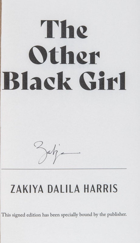  The Other Black Girl: A Novel: 9781982160142: Harris