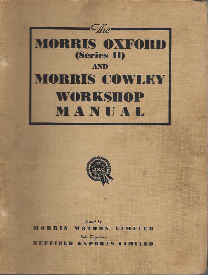 1925 edition Bullnose Morris Oxford & Cowley original Car Manual Handbook