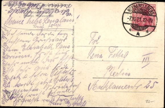 Ansichtskarte / Postkarte Neubabelsberg Potsdam in Brandenburg, Hotel ...