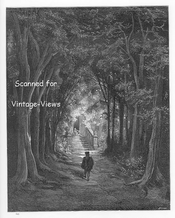 THE APPROACH TO THE ENCHANTED PALACE, 1870 Dore Fairy Realm,Wood ...