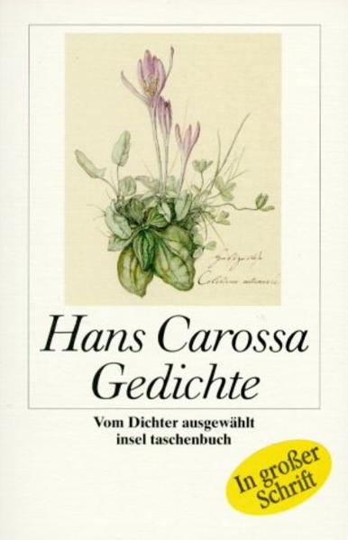 Gedichte, Großdruck - Carossa, Hans