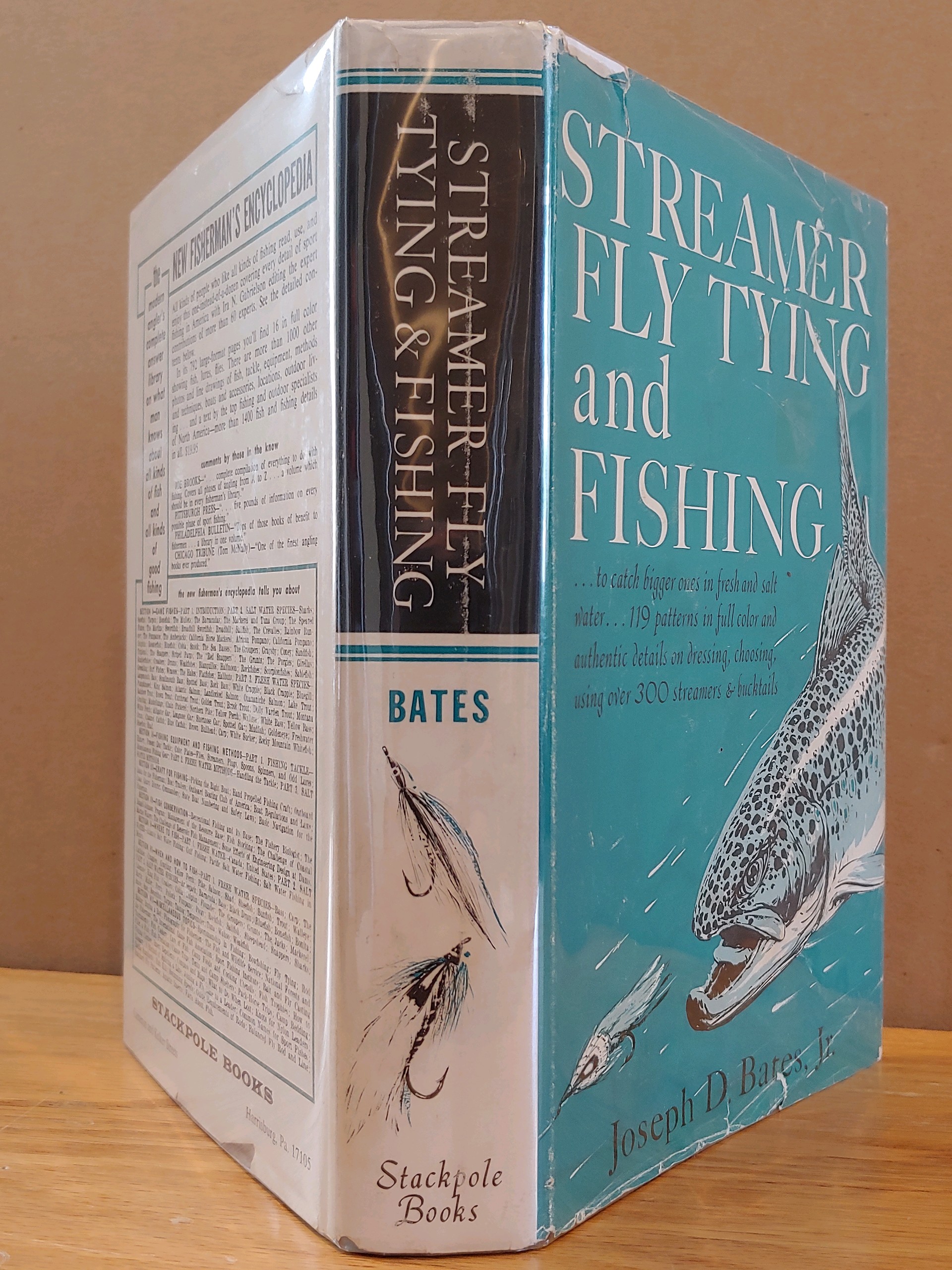 Streamer Fly Tying and Fishing by Bates, Joseph D., Jr. Very Good