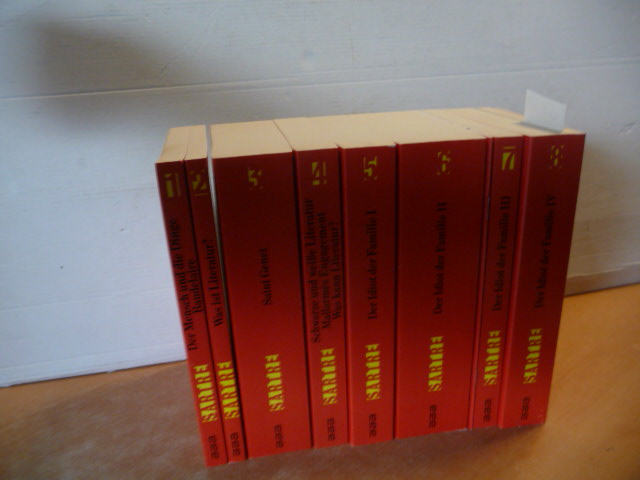 Gesammelte Werke. 8 Bände. Schriften zur Literatur (8 BÜCHER) - Jean-Paul Sartre