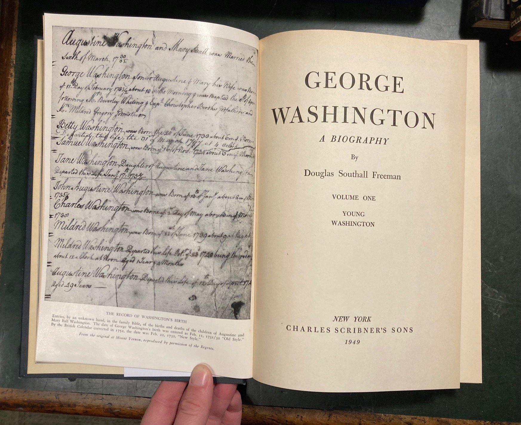 george washington a biography douglas southall freeman