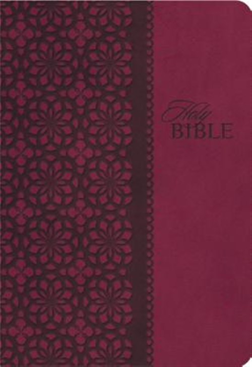 King James Study Bible : King James Version, Cranberry Leathersoft by ...