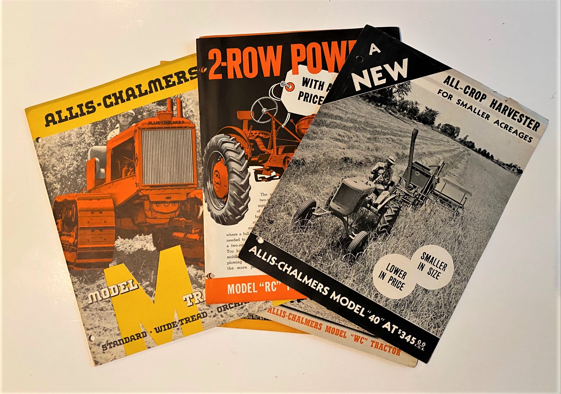 (Tractors7 catalogs) AllisChalmers Tractor Catalogs (five