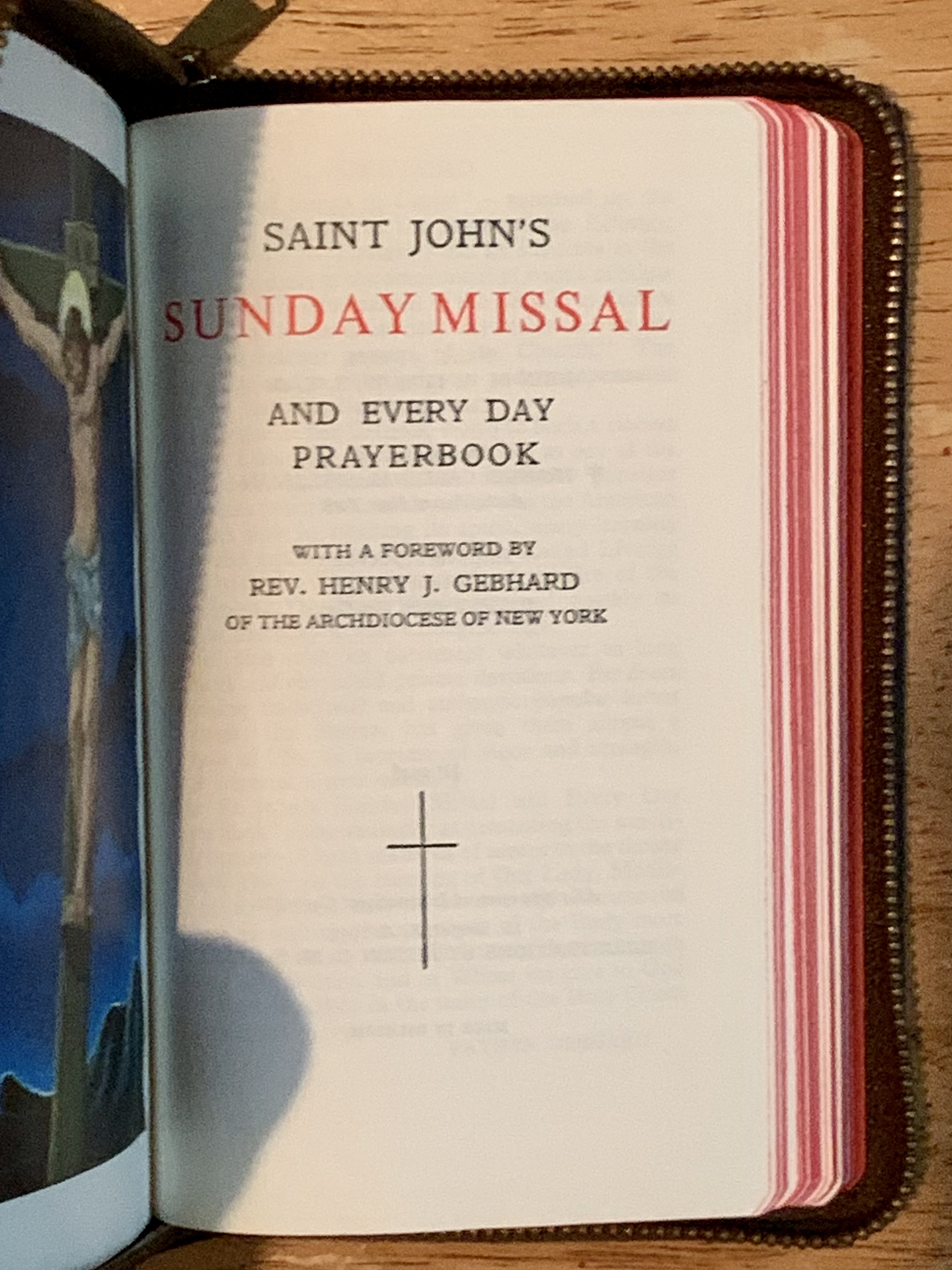 Saint John's Sunday Missal and Every Day Prayerbook by Gebhard, Henry J