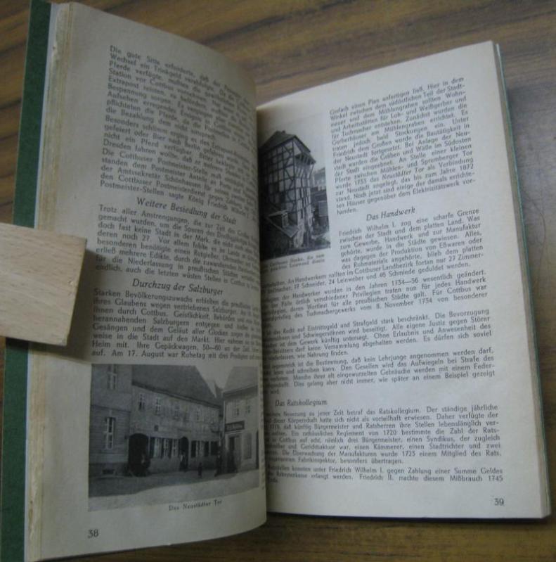 Die Geschichte der Stadt Cottbus. Ein Überblick. von Cottbus. Gerhard
