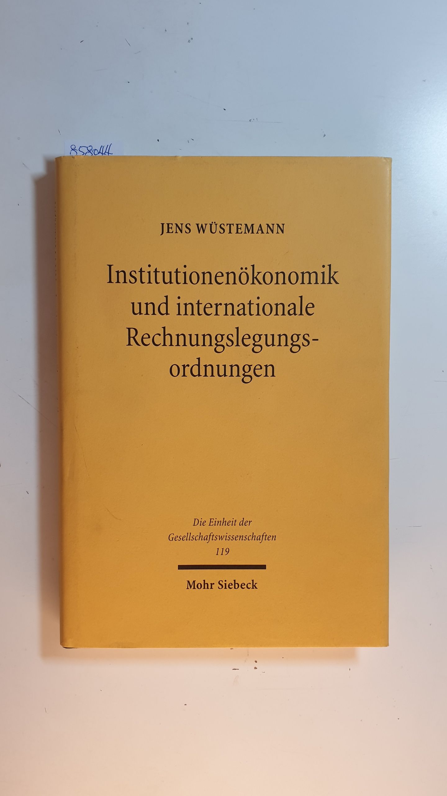 Institutionenökonomik und internationale Rechnungslegungsordnungen - Wüstemann, Jens