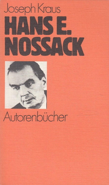 Hans Erich Nossack Autorenbücher 27 - Kraus, Joseph