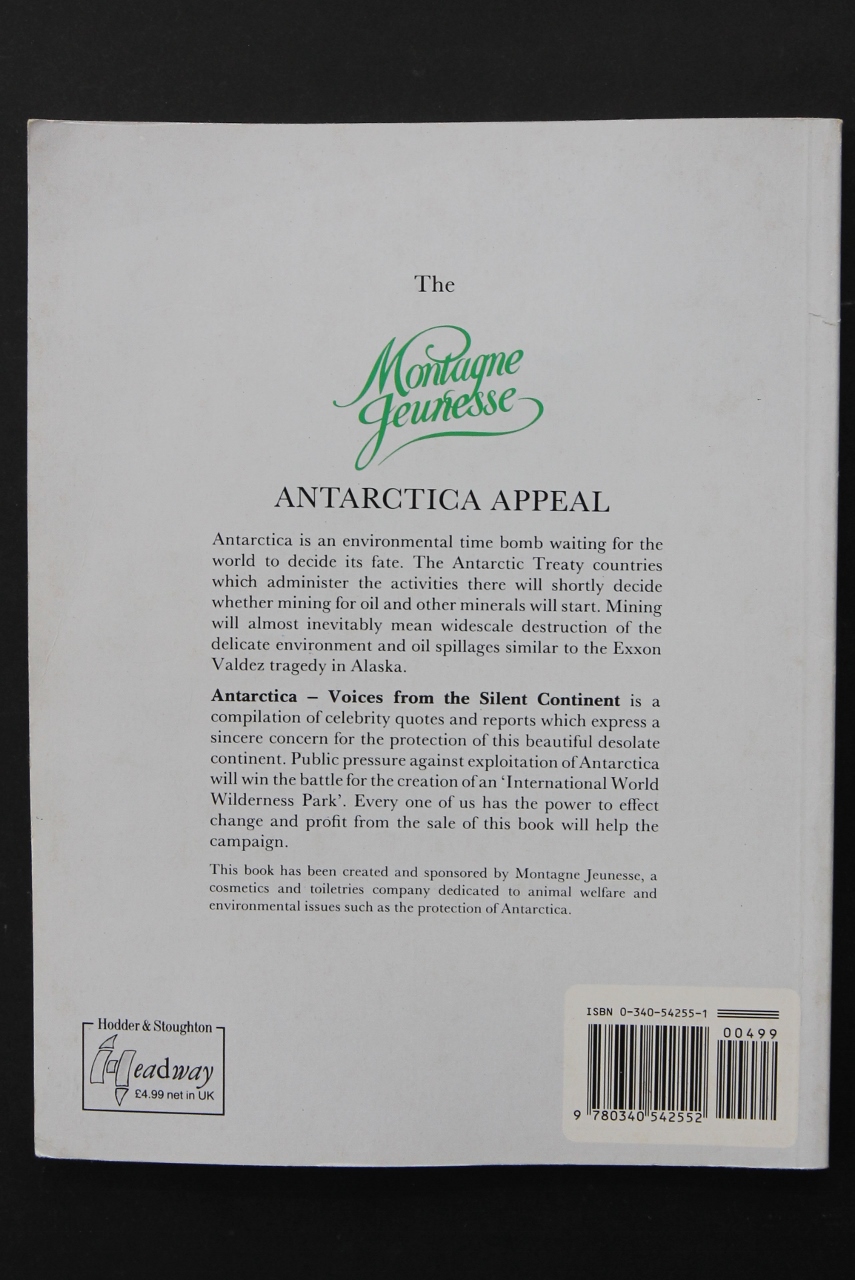Antarctica - Voices from the Silent Continent by Richard Adams [ed 