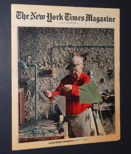 The New York Times Magazine, July 8, 1973: In the Calder Kingdom Calder, Alexander; Ted Morgan; Dominique Berretty; Garry Wills; Patrick Anderson; Jo