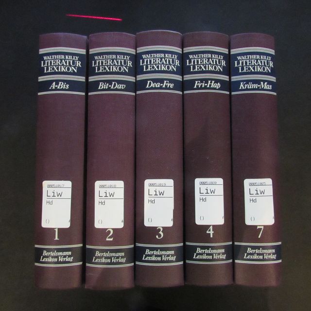 Literaturlexikon - Autoren und Werke deutscher Sprache (Band I bis XV, 15 Bände, inkl. Register) - Killy, Walther