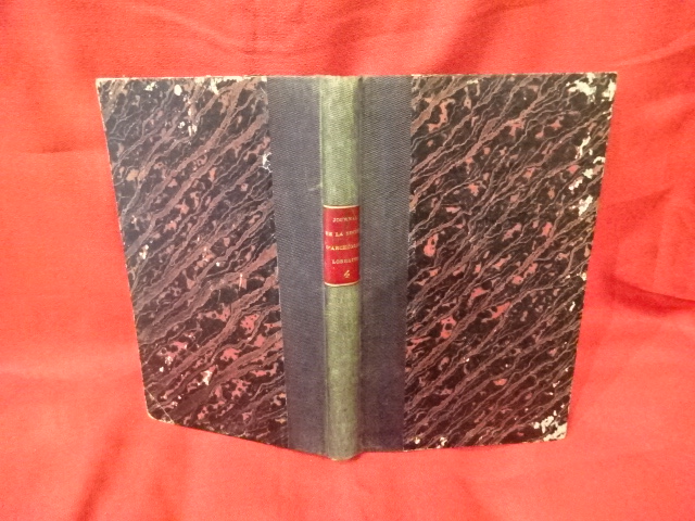 Journal de la Société d'Archéologie et du Comité du Musée lorrain quatrième année, 1855. COLLECTIF [ ] [Couverture rigide]