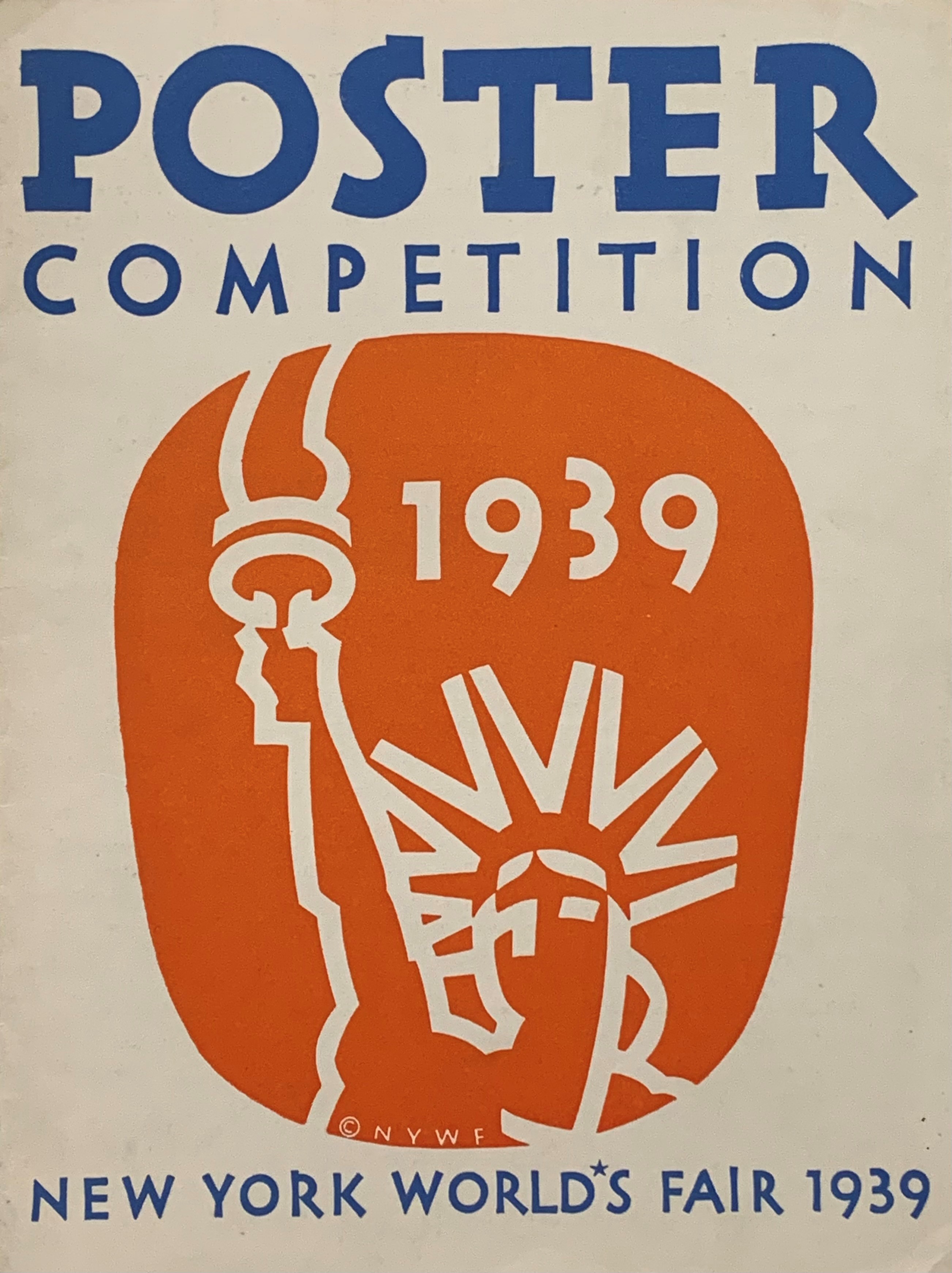 NEW YORK WORLD'S FAIR 1939 POSTER COMPETITION BROCHURE by (NEW YORK