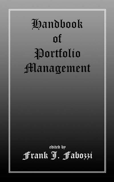 Handbook of Portfolio Management - Fabozzi