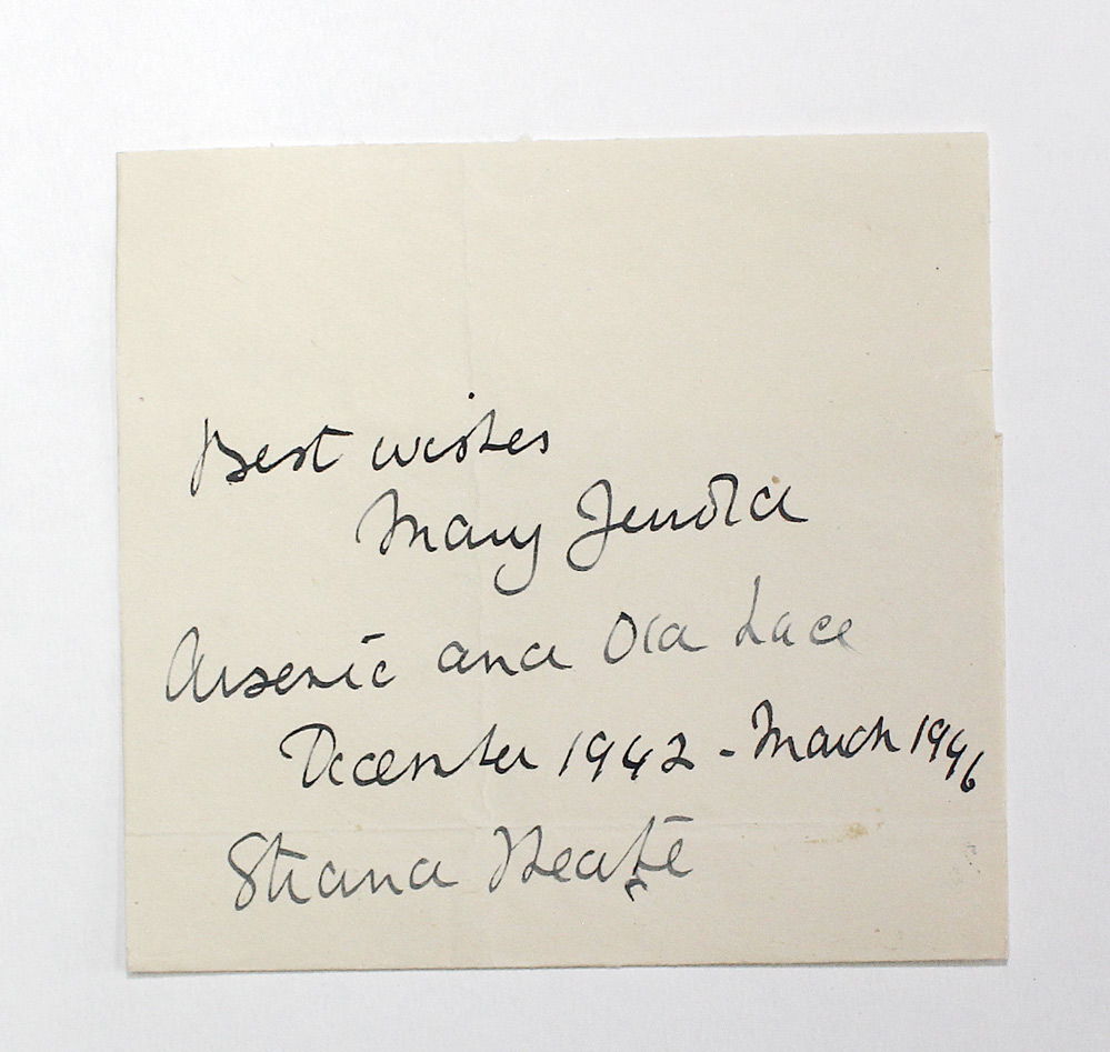 Original Signed Slip by Mary Jerrold by Mary Jerrold SIGNED: (1950 ...