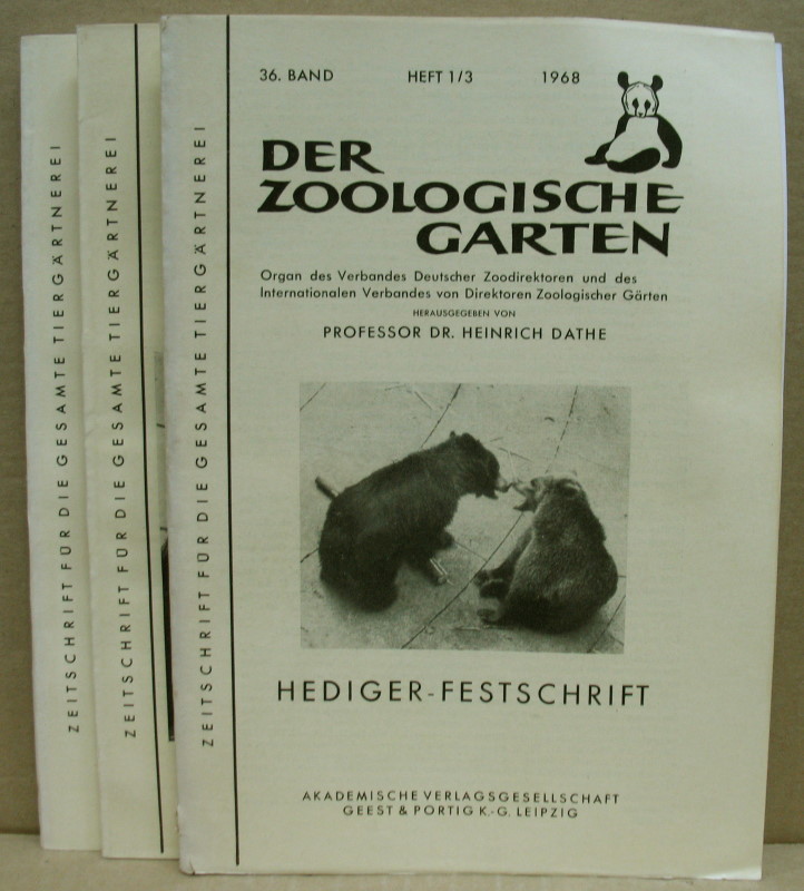 Der Zoologische Garten. Neue Folge. 36. Band. Zeitschrift für die
