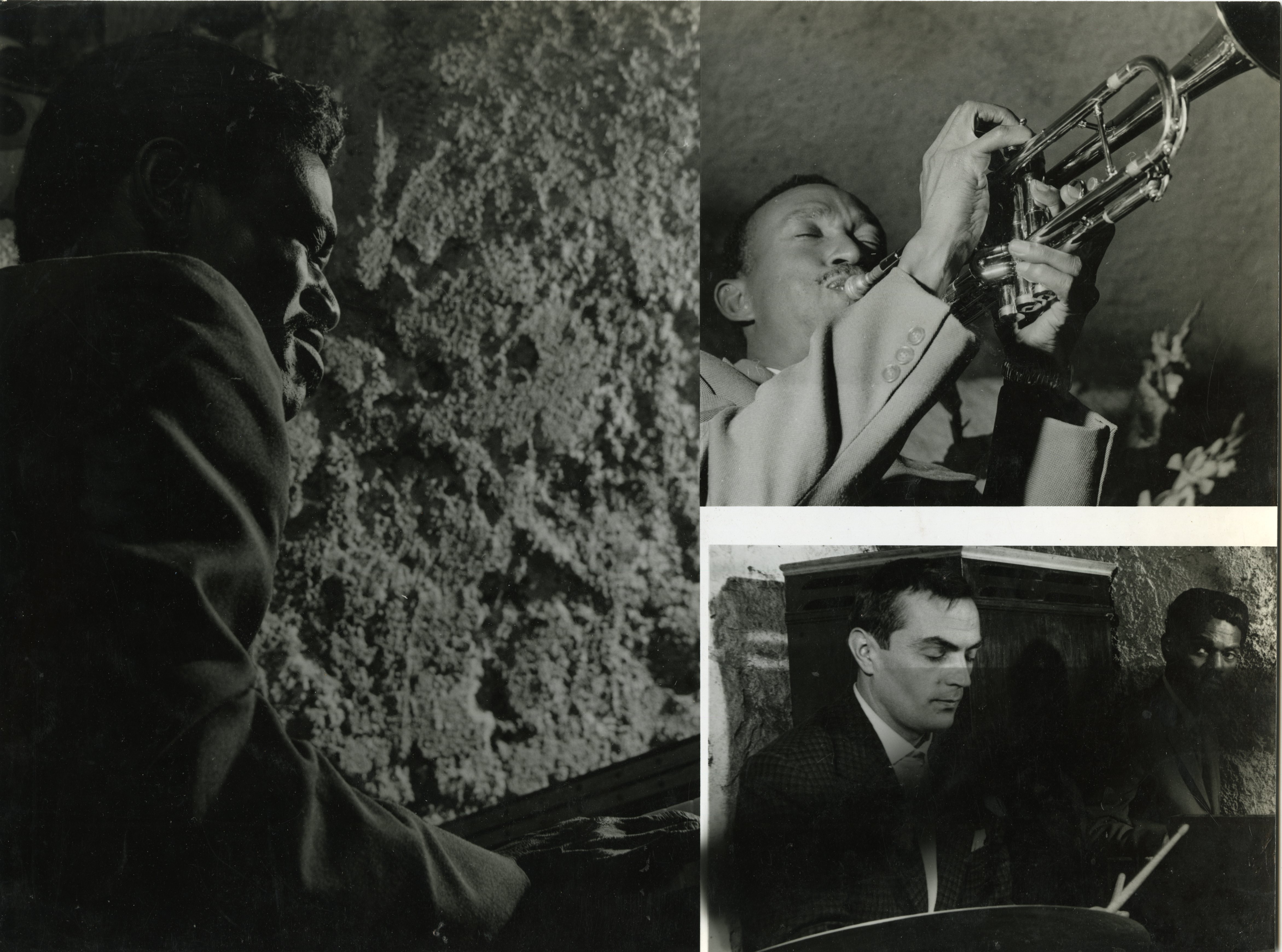 Lou BENNETT, Sonny GREY, Franco MANZECCHI au CHAT QUI PÊCHE en 1960 ...