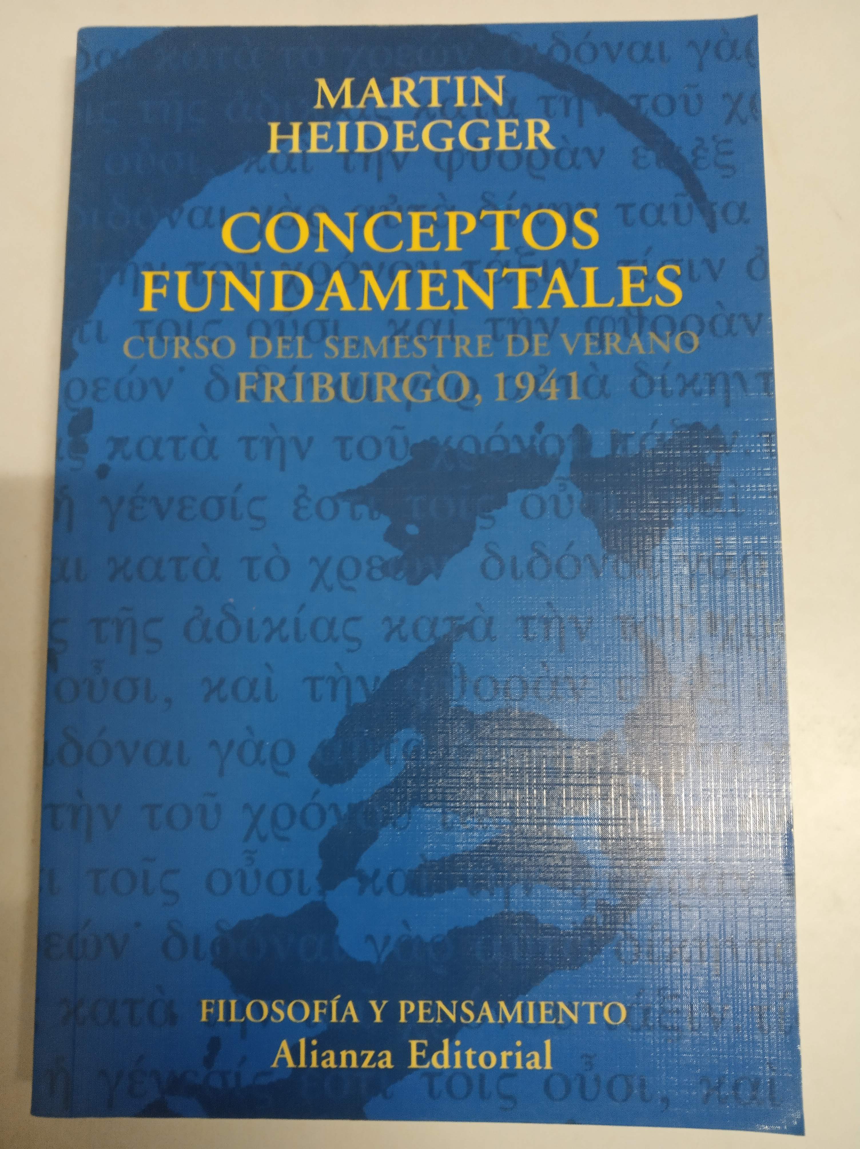 Conceptos Fundamentales - Heidegger, Martin