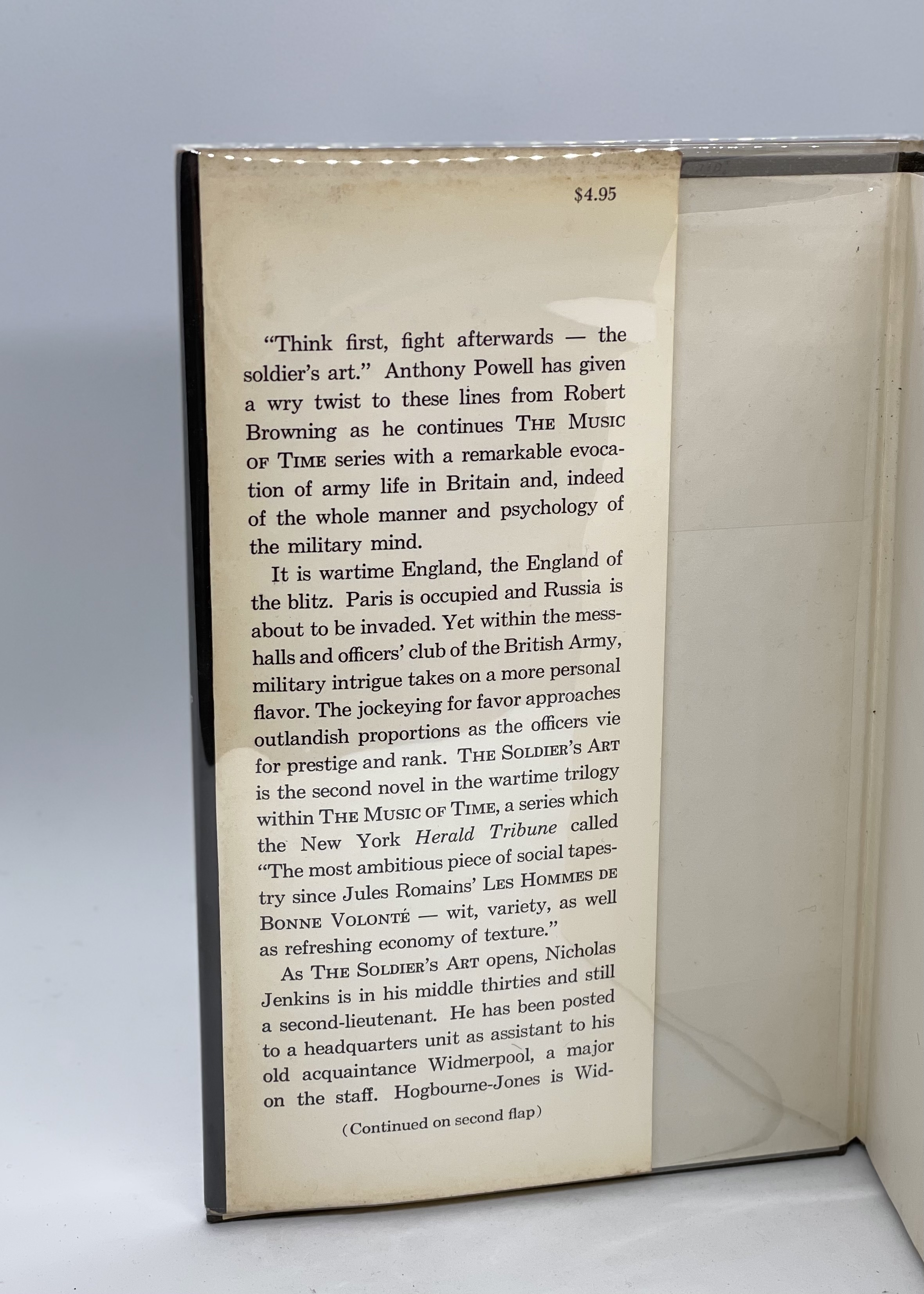 The Soldier's Art (First American Edition) by Anthony Powell Fine