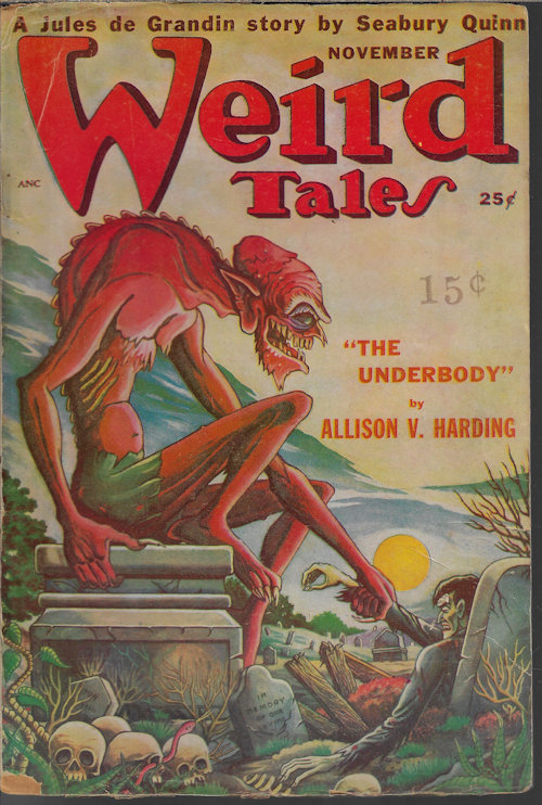 Weird Tales November Nov 1949 By Weird Tales Allison V Harding Arthur J Burks Seabury