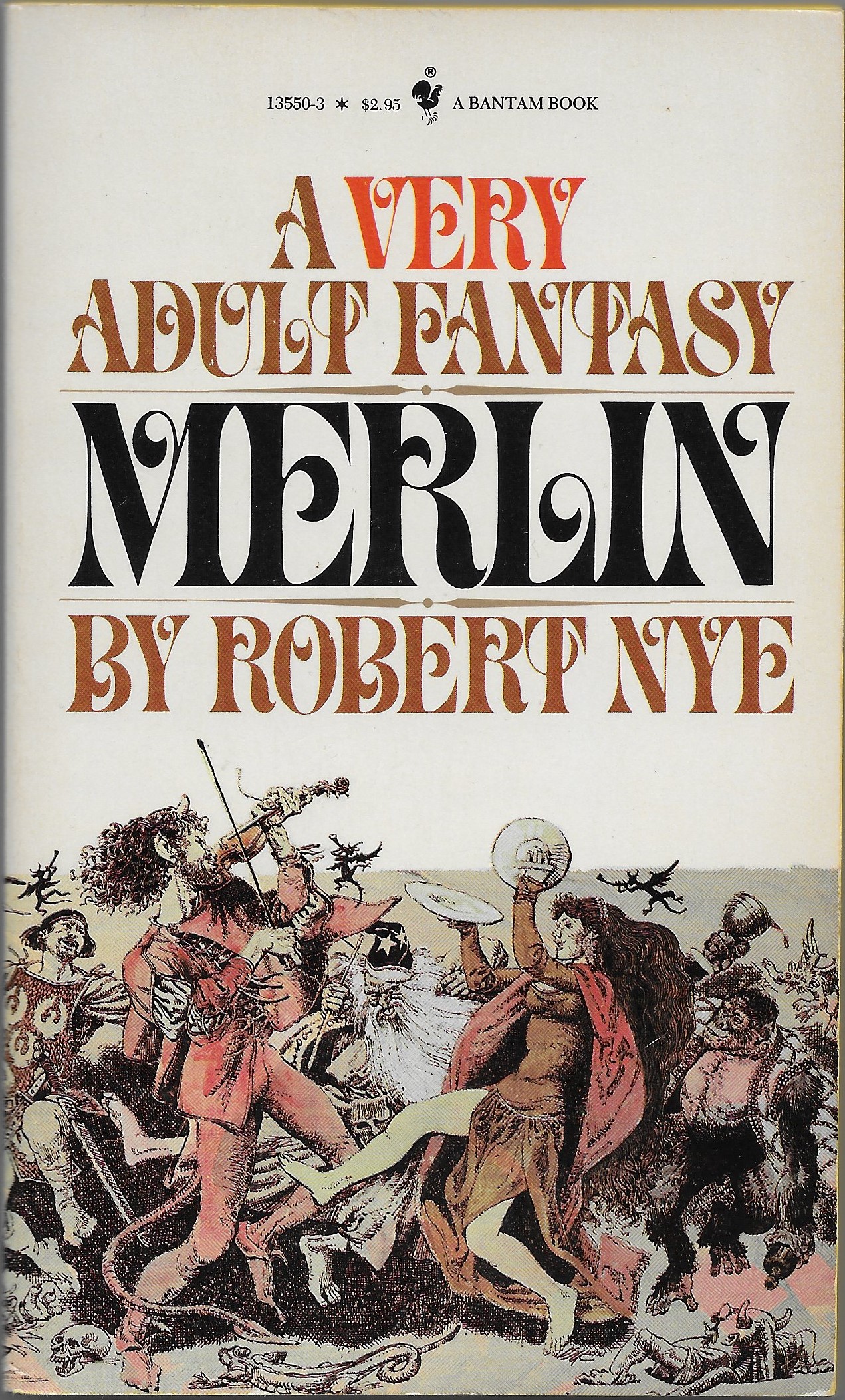 Merlin by Robert Nye Very Good/Fine Mass Market Paperback (1981) 1st