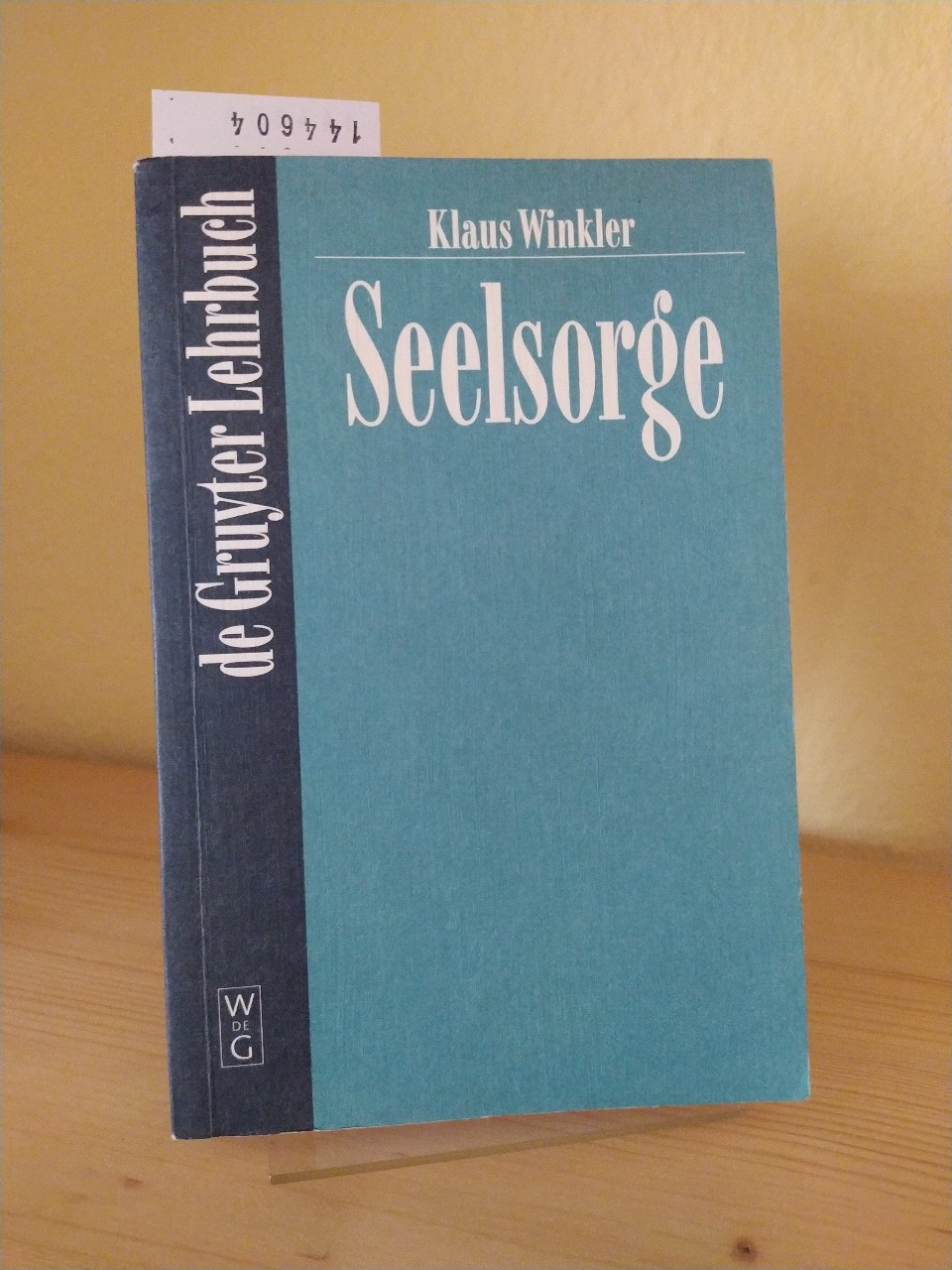 Seelsorge. [Von Klaus Winkler]. (De-Gruyter-Lehrbuch). - Winkler, Klaus