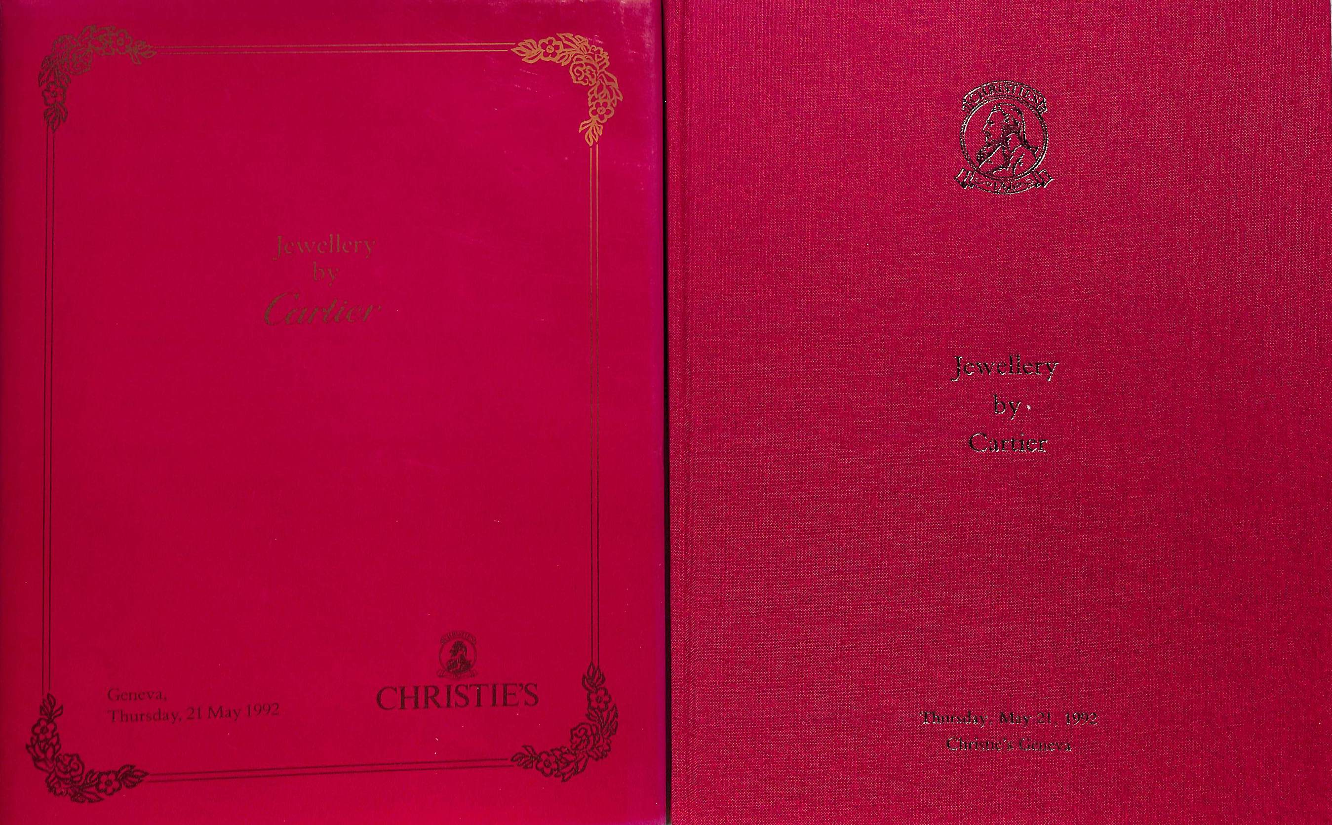 Jewellery By Cartier - 21 May 1992 [Fine] [Hardcover]
