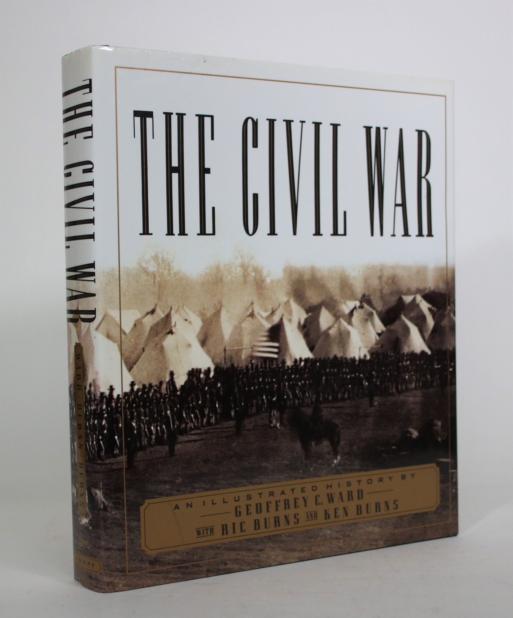 Geoffrey　ILAB　The　Burns　and　Ric　History　Author(s)　(1990)　Minotavros　Civil　Fine　Illustrated　Hardcover　War:　ABAC　with　C.,　An　Ken　by　Books,　Ward,　Burns:　Signed　by