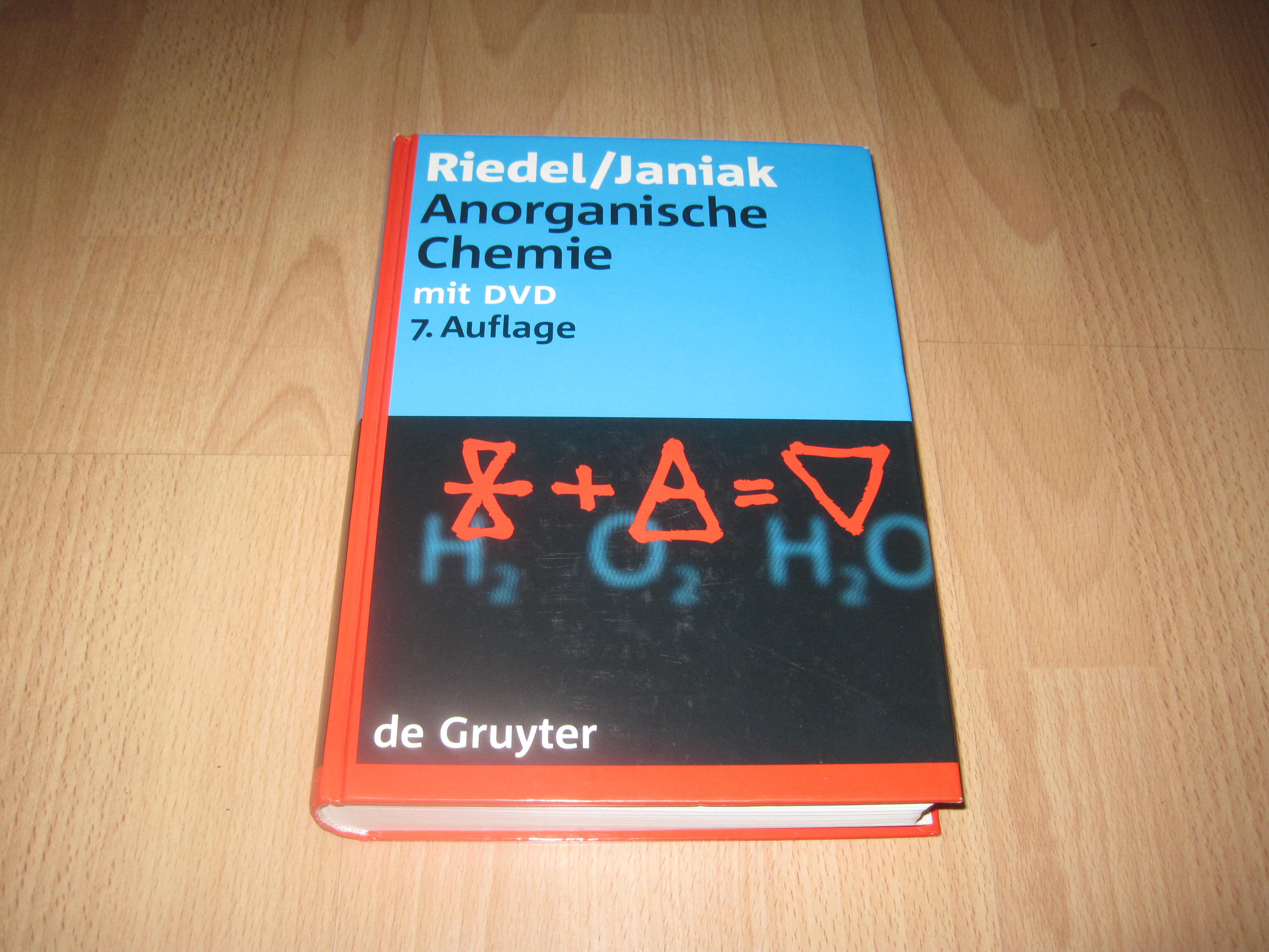 Erwin Riedel, Christoph Jania, Anorganische Chemie / 7. Auflage - Riedel, Erwin (Verfasser) und Christoph (Verfasser) Janiak